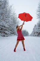 Mary Poppins in Snow by zbalo13