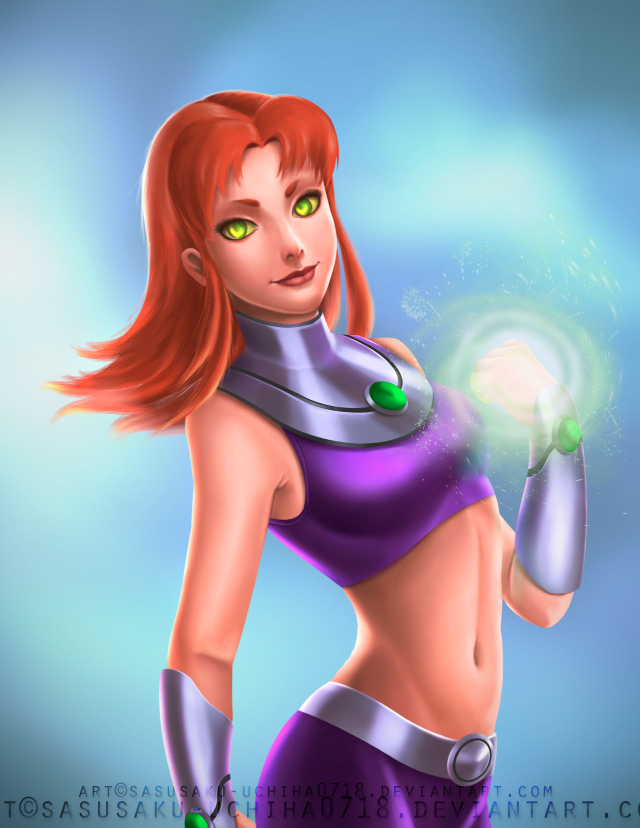 deviantart teen titans starfire Pussy self pics