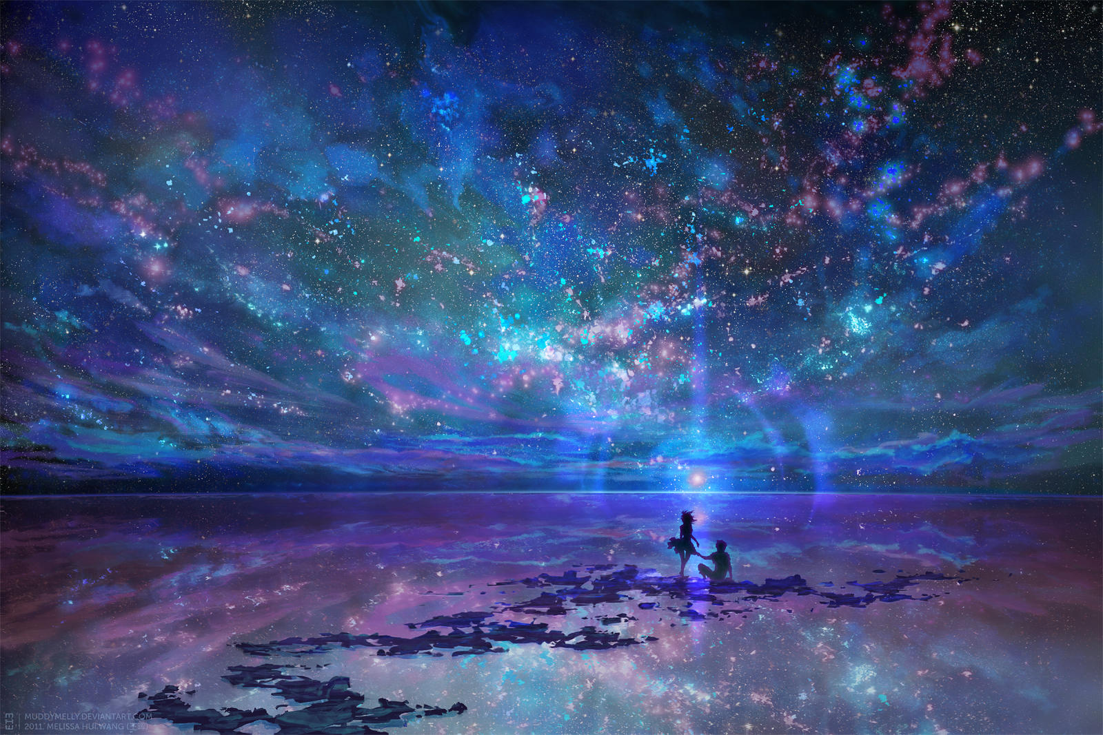 Ocean, Stars, Sky, and You by muddymelly