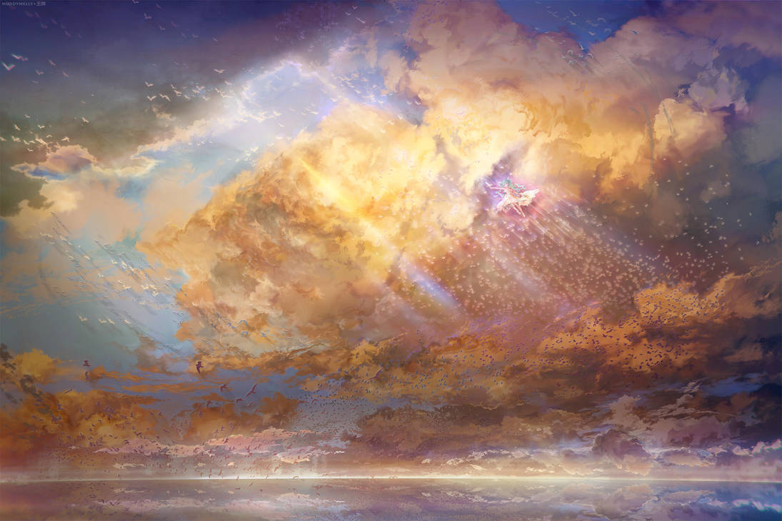 Sky-High (free .PSD files!) by muddymelly