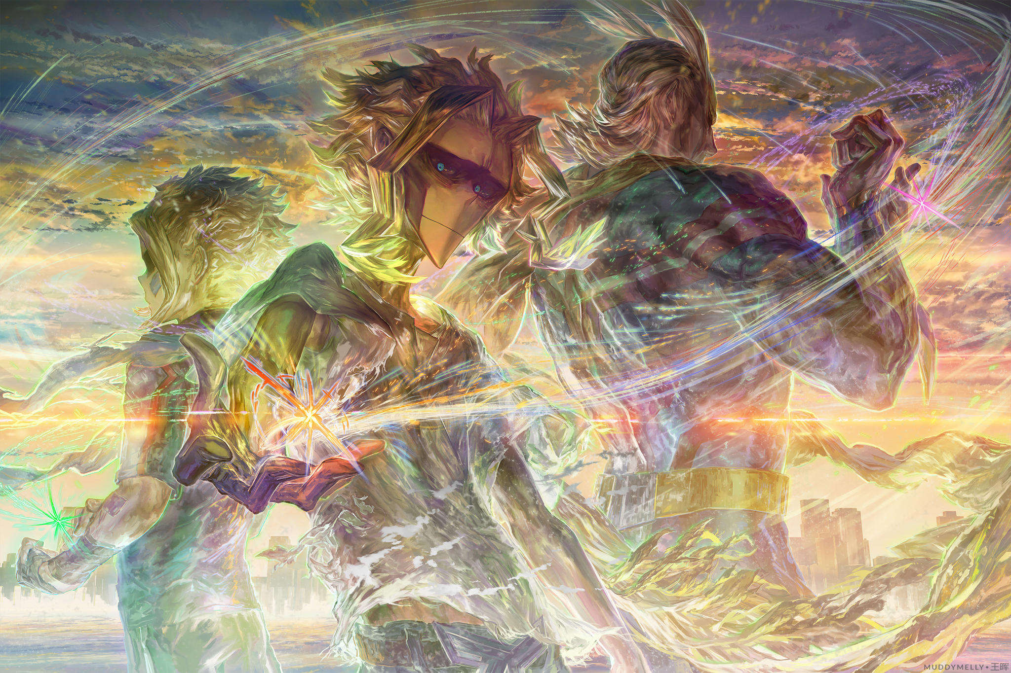 One For All | All Might/Toshinori Yagi by muddymelly