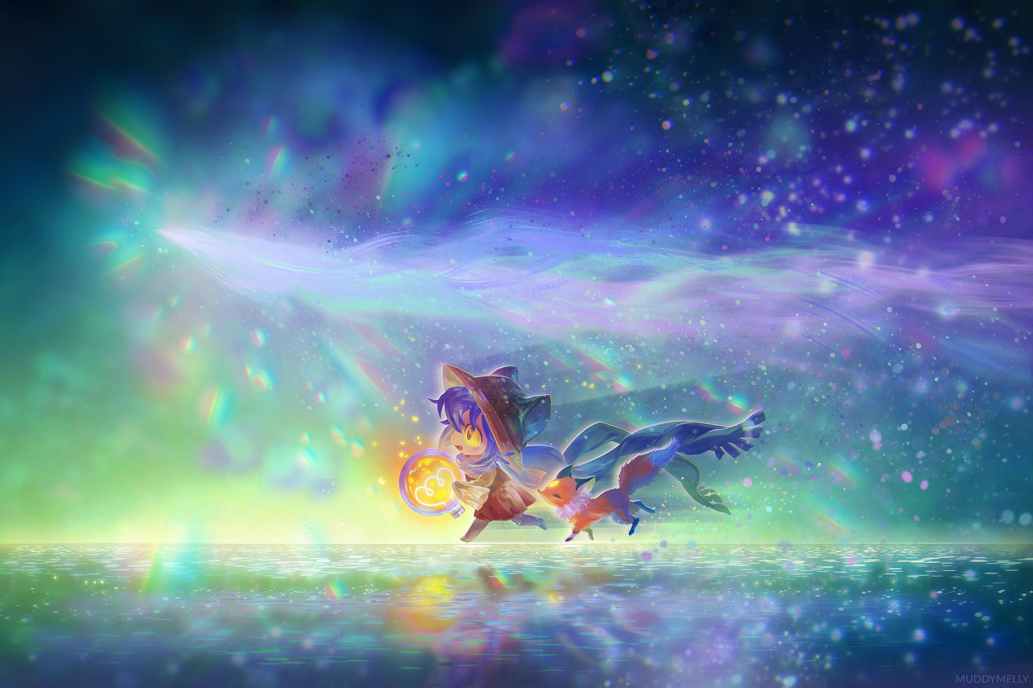 OneShot | Niko (Cat-Child) + Rue (Fox) + You! by muddymelly