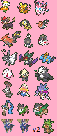 Pokemon XY mini sprite by rainingmens