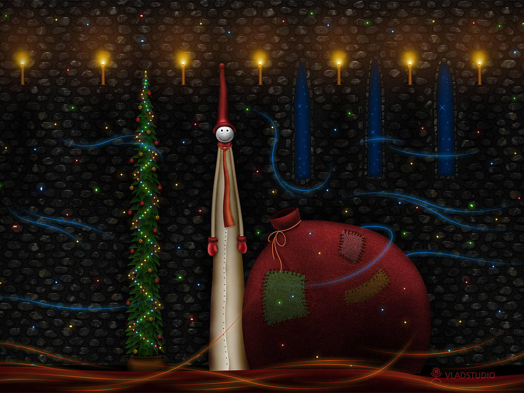 Christmas Bag by vladstudio