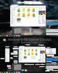V3 Windows 10 Explorer Concept - Reimagined Ribbon by dAKirby309