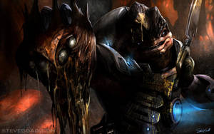 Urdnot Grunt Fan Art by stevegoad