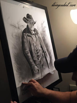Charcoal Drawing WIP by stevegoad Charcoal Drawing WIP by stevegoad