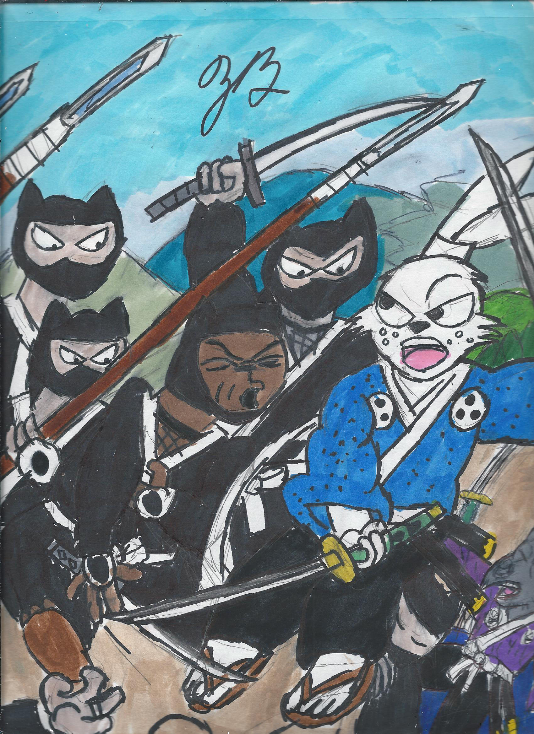 usagi yojimbo fan art usagi yojimbo fan art