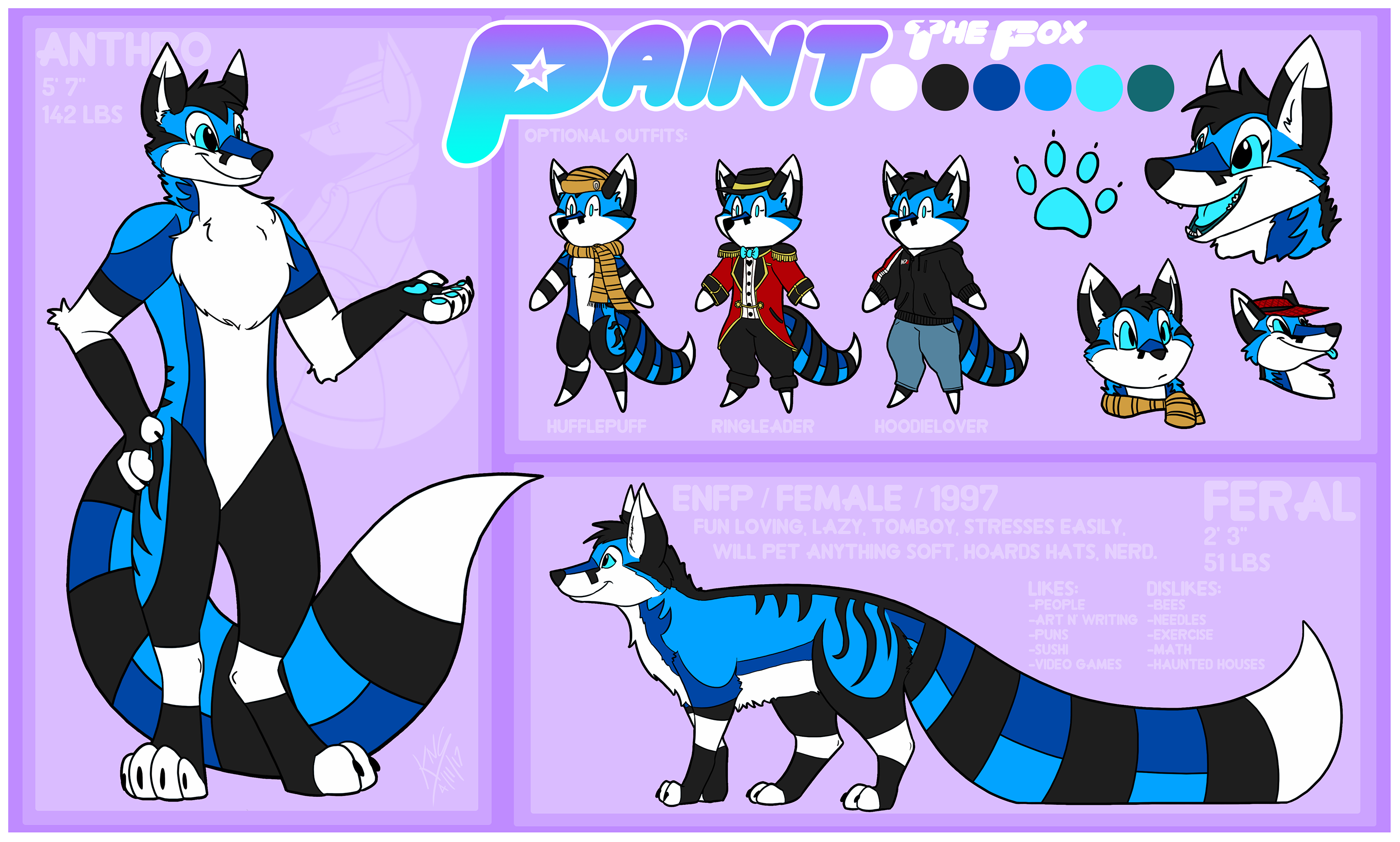 Paint Reference Sheet || 2019 by Foxikel on DeviantArt