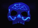 spider web sugar skull by SilverCicada
