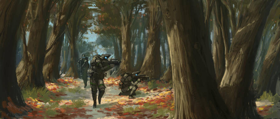 Forest Patrol by CrazyAsian1