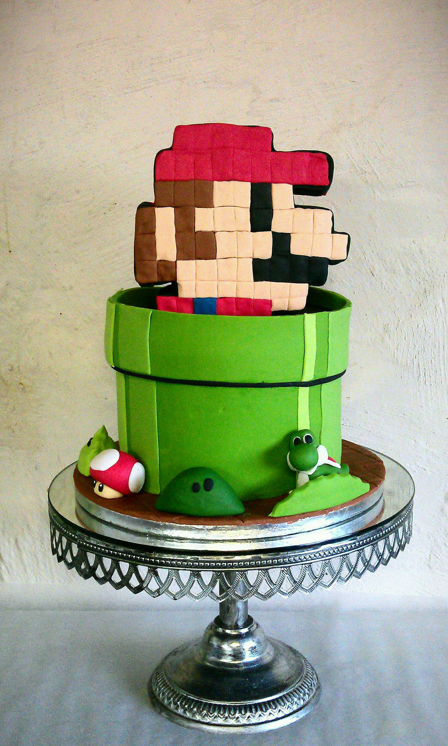 8-bit Mario by I-am-Ginger-Pops