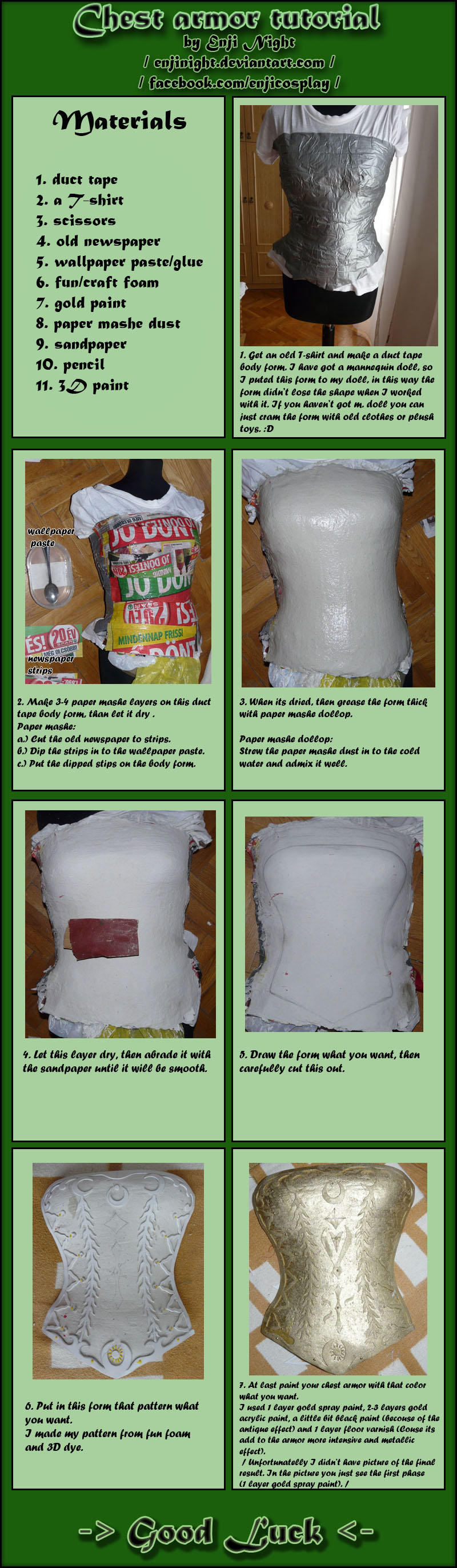 Chest armor tutorial by EnjiNight