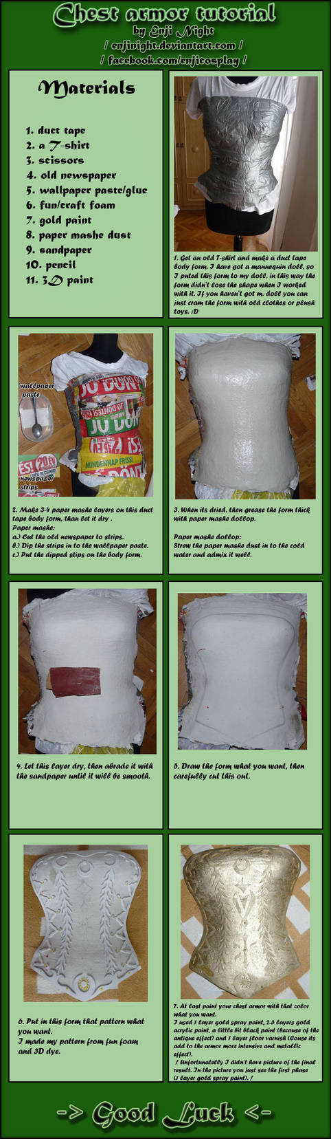 Chest armor tutorial by EnjiNight