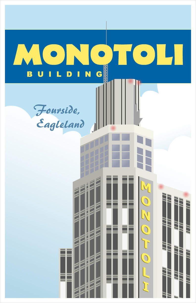 Vintage Monotoli Poster by Yomon