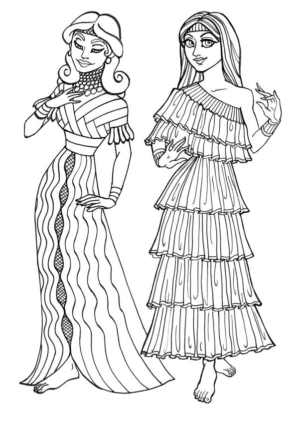 Ancient Sumerian Gals by GingerOpal