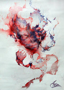 Crack (red baby series) by ataraxiaemorte