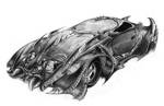 Sketch - A Fantasy Car by toonrama