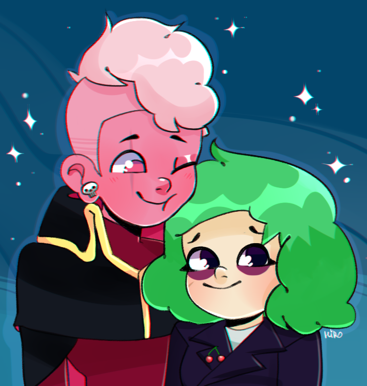 I realy liked the new series of Steven Universe! And this couple is very cute uwu