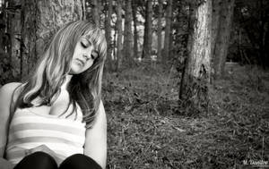 girl in the forest. by sage1993