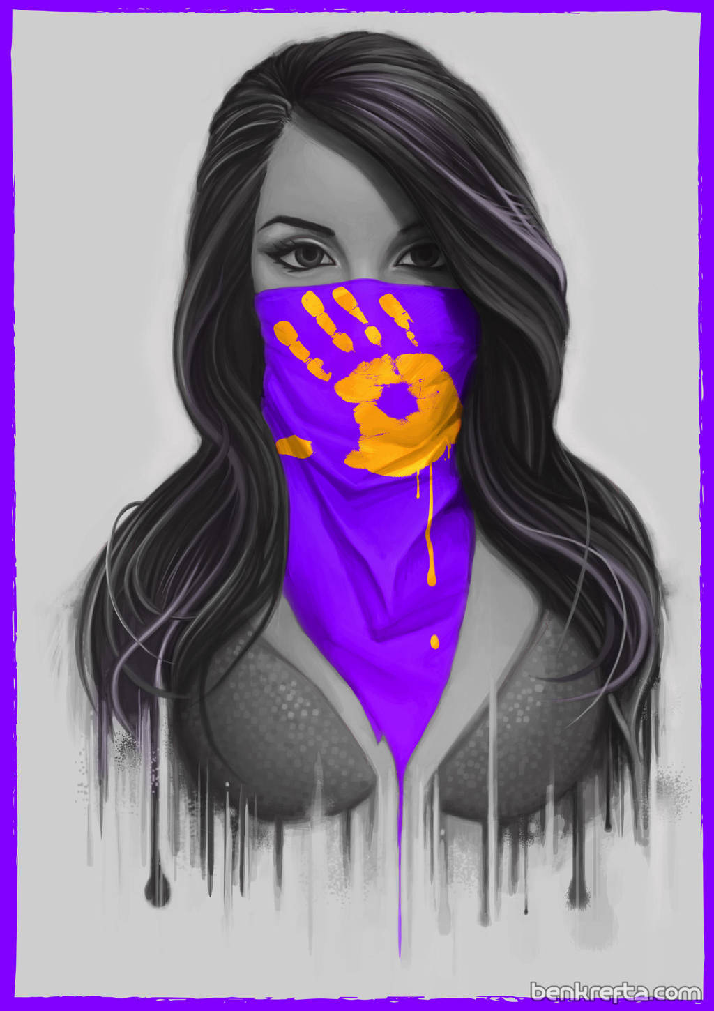 Maked Girl - Purple by Bomu