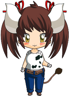 Sukimi the cow-girl (chibi) by SRicher