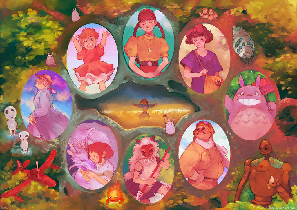 'Beautiful World of Ghibli' by Barukurii