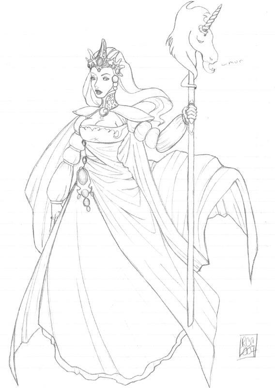 Alustriel Silverhand by ceres-de-rehka on DeviantArt