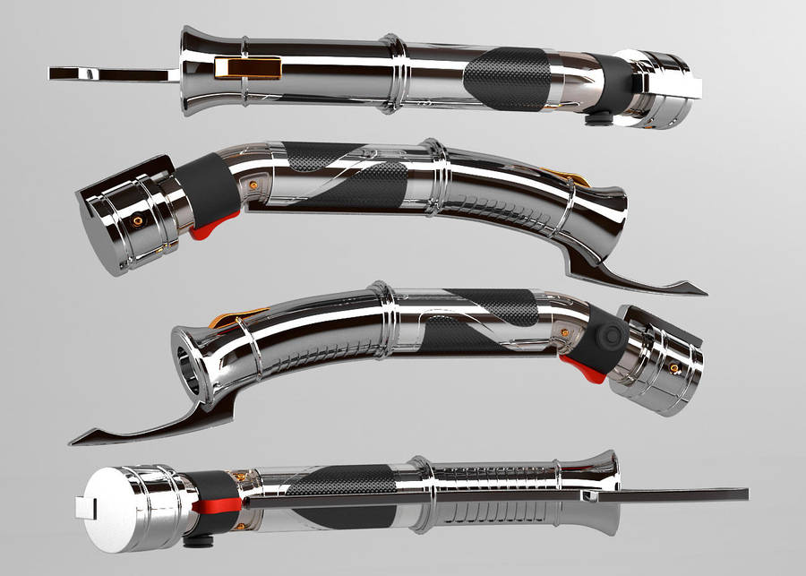 3d Count Dooku Lightsaber by Araiel on DeviantArt