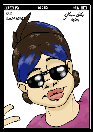 #DoodleTimeWithKaroline - Sunglasses by pro-mole