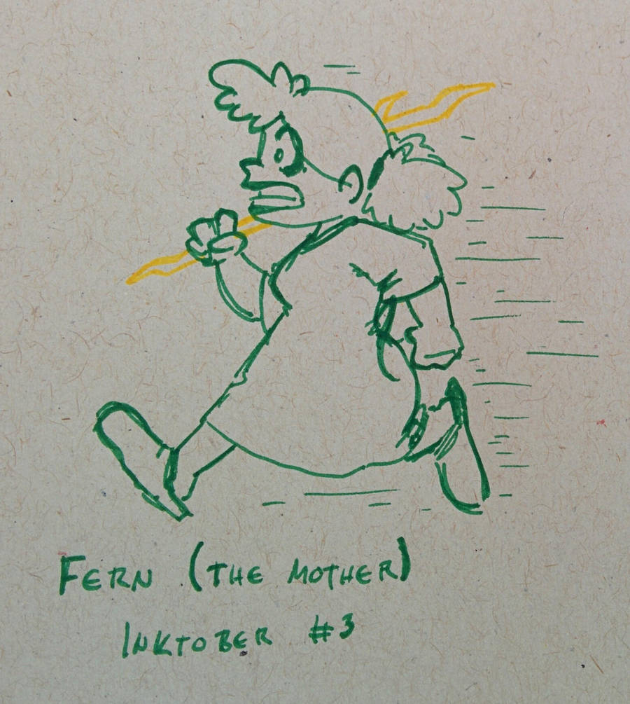 #Inktober 2017 - Fern Green by pro-mole