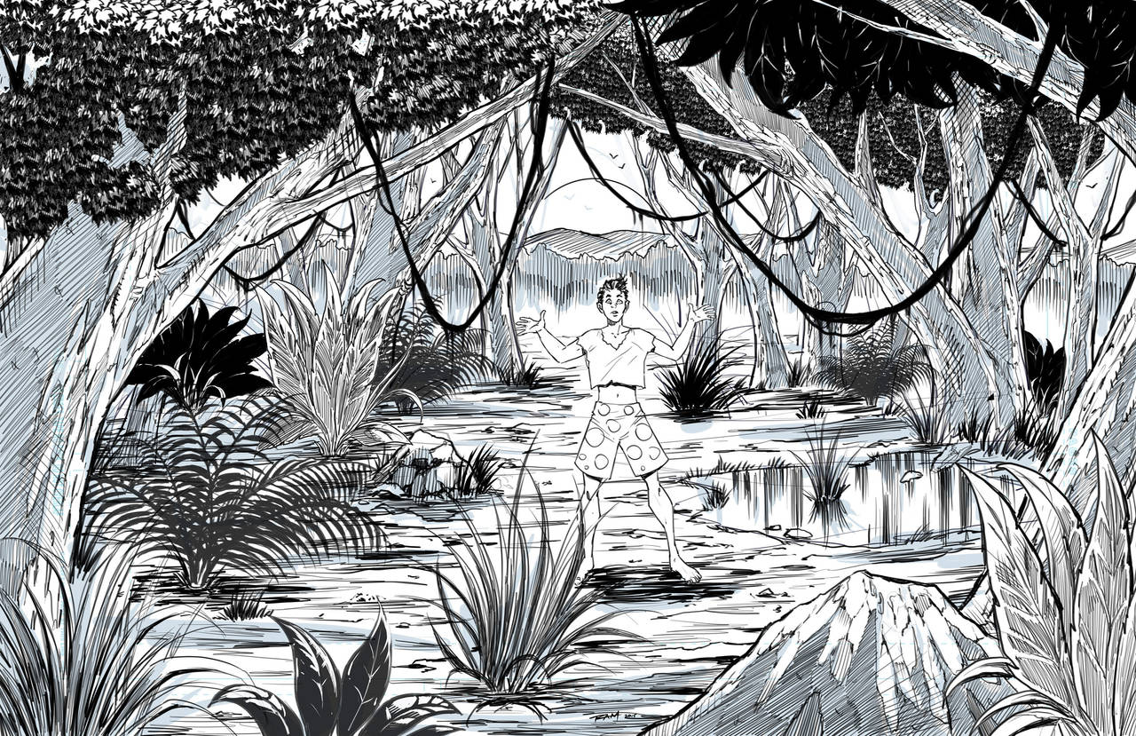 How to Draw a Jungle Landscape by robertmarzullo