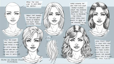 How to Draw Comic Style Hair - Tutorial by robertmarzullo