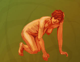 Lifedrawing - Crouching Tiger by Juandfr