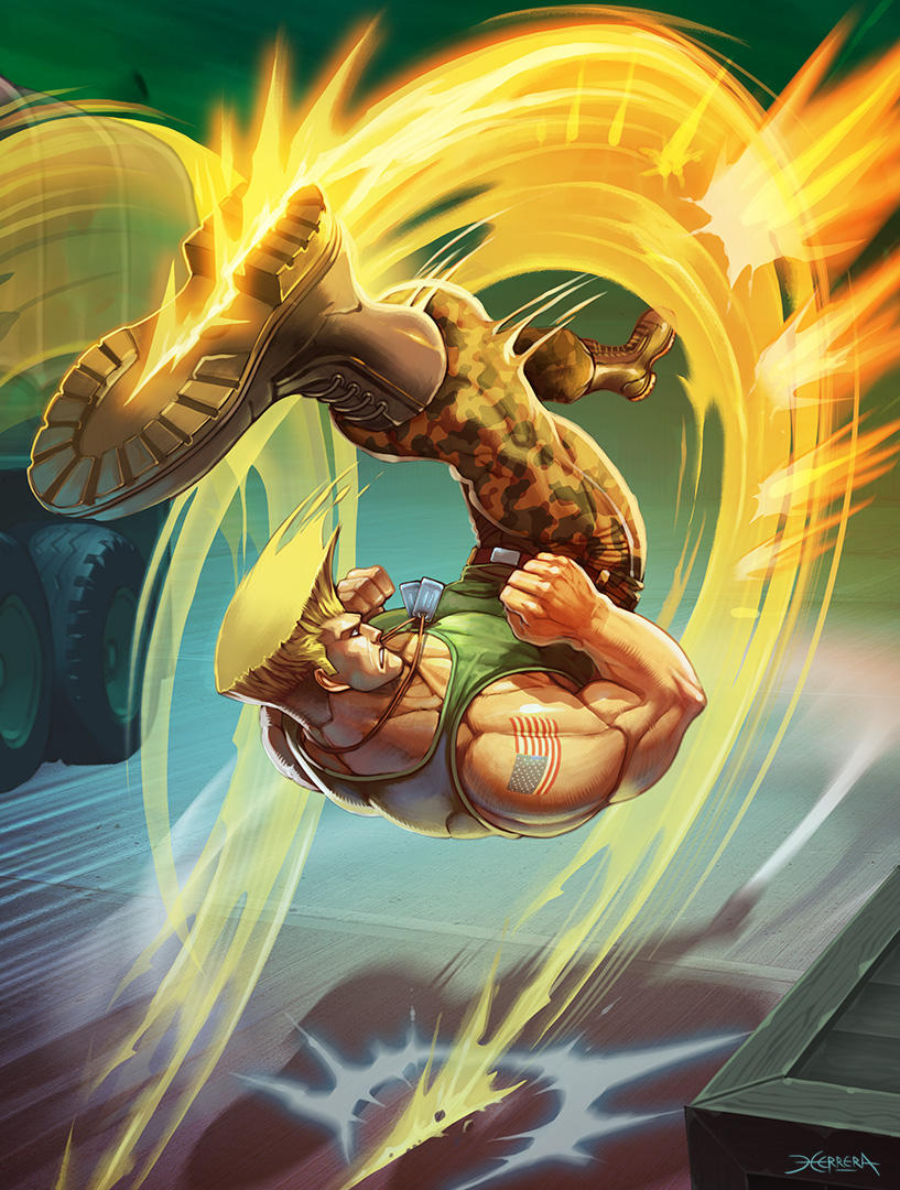 Guile - Street Fighter. by el-grimlock