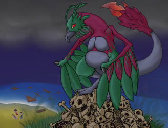 Parrot Dragon by silhouette345