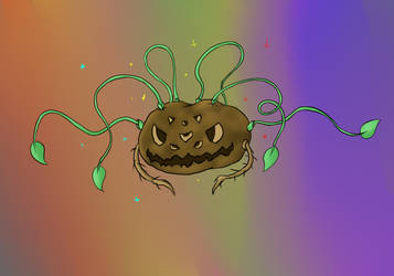 Magical Potato Spider by silhouette345