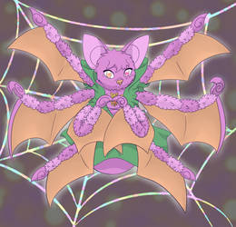 Spider Bat: Magical Girlified by silhouette345