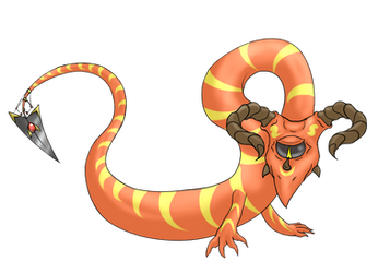 Cyclopian Dragon by silhouette345