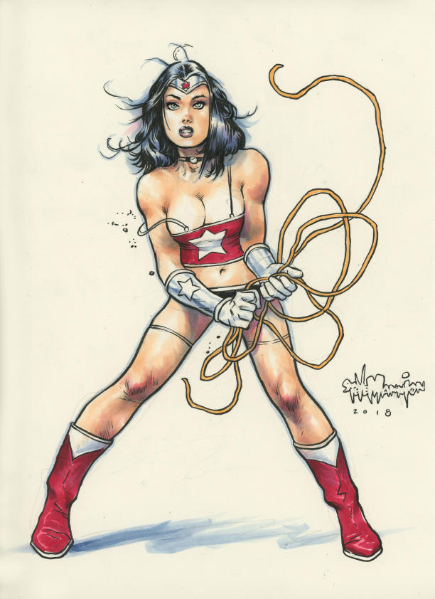 Wonder Woman by rattlesnapper