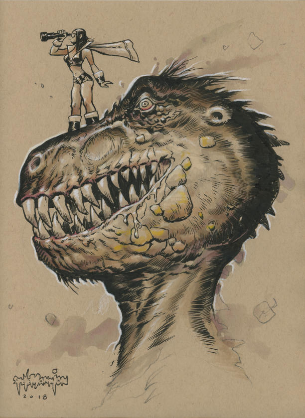 FEARLESS DAWN on DINO by rattlesnapper