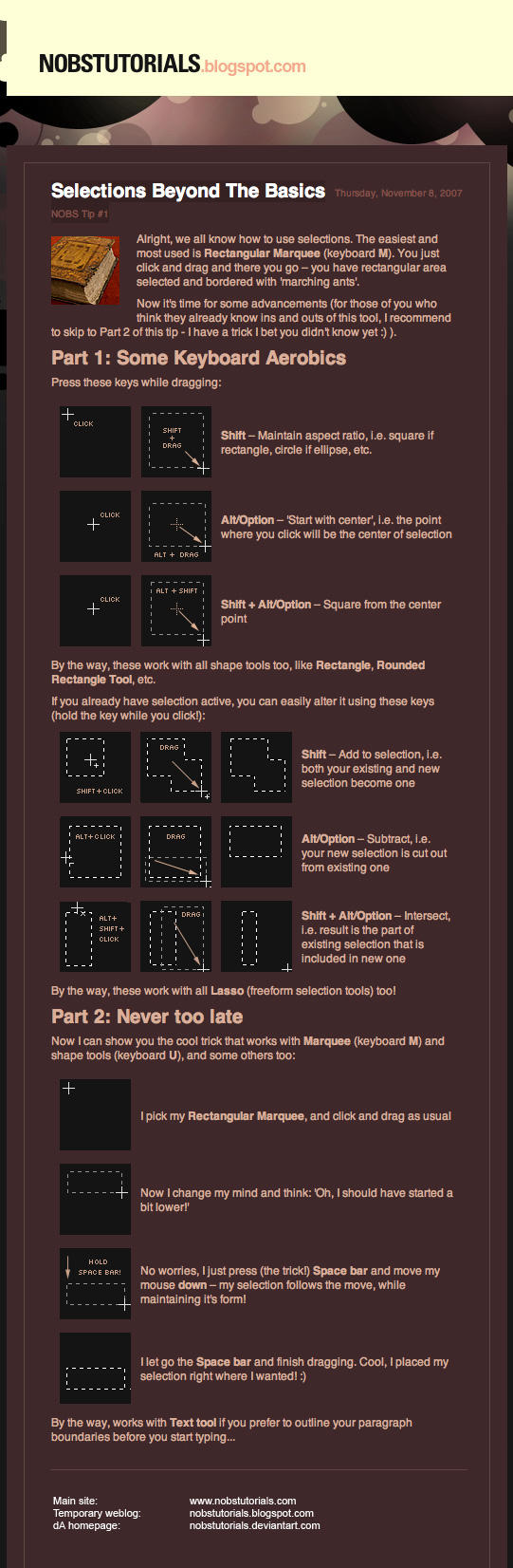 NOBS Tip 1: Selections by nobstutorials