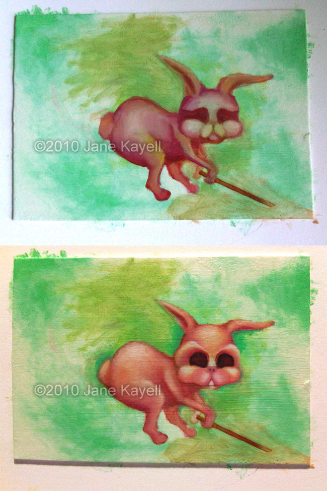 blind bunny by katat0nik