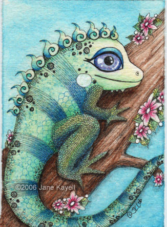 Ivana Iguana by katat0nik