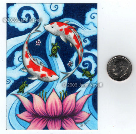 Yin-Yang Koi by katat0nik