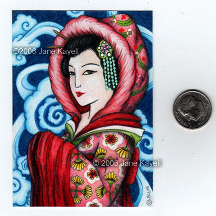 Winter Geisha by katat0nik