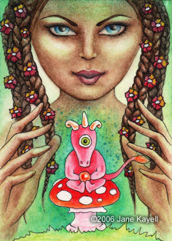 Nature Goddess - collaboration by katat0nik