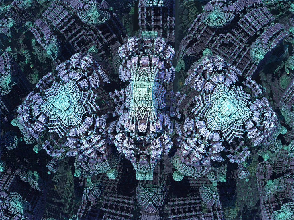 Box Menger Box 3 - Mandelbulb 3D fractal by schizo604