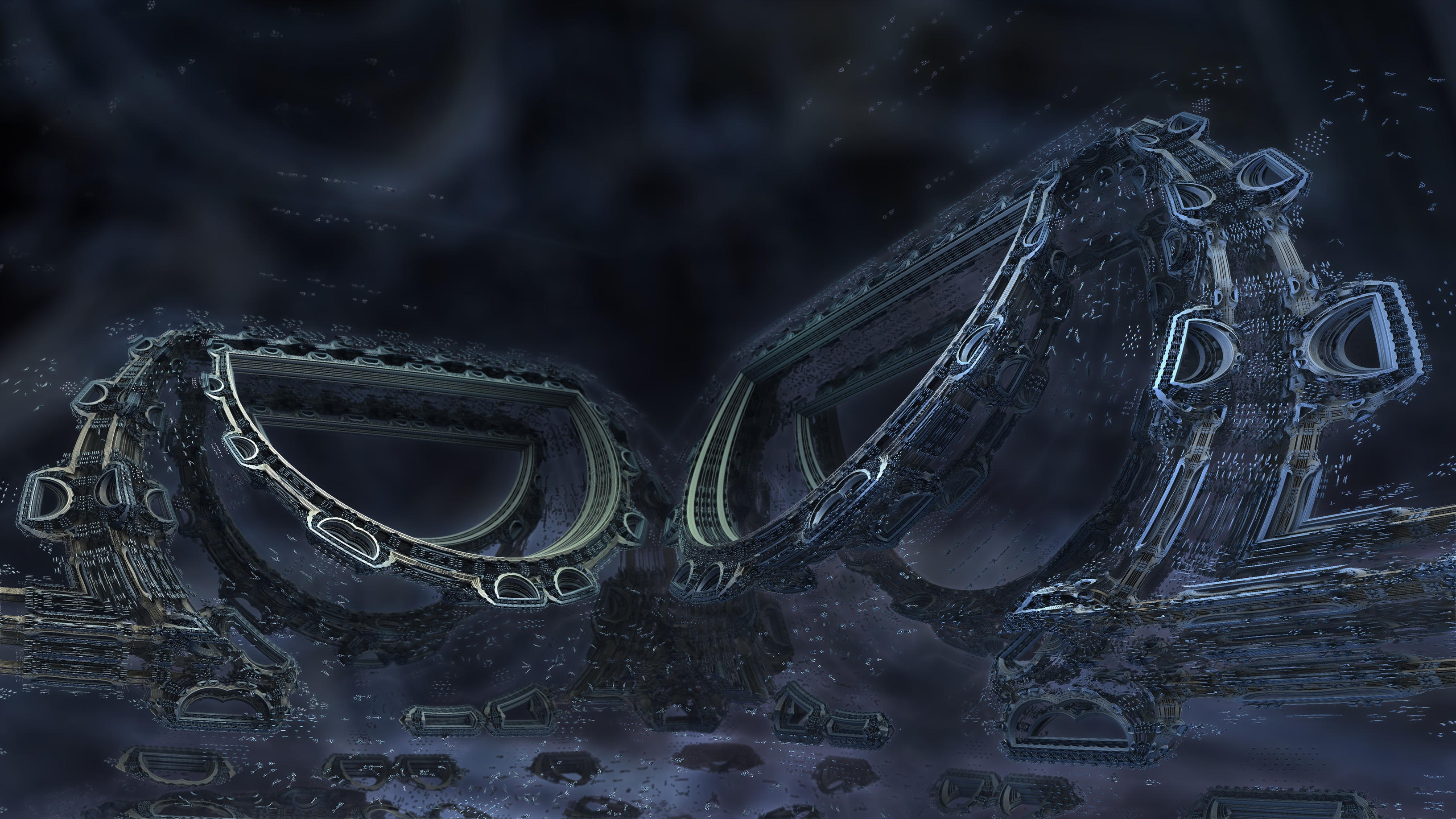 Amazing Mechanics - Mandelbulb 3D fractal by schizo604