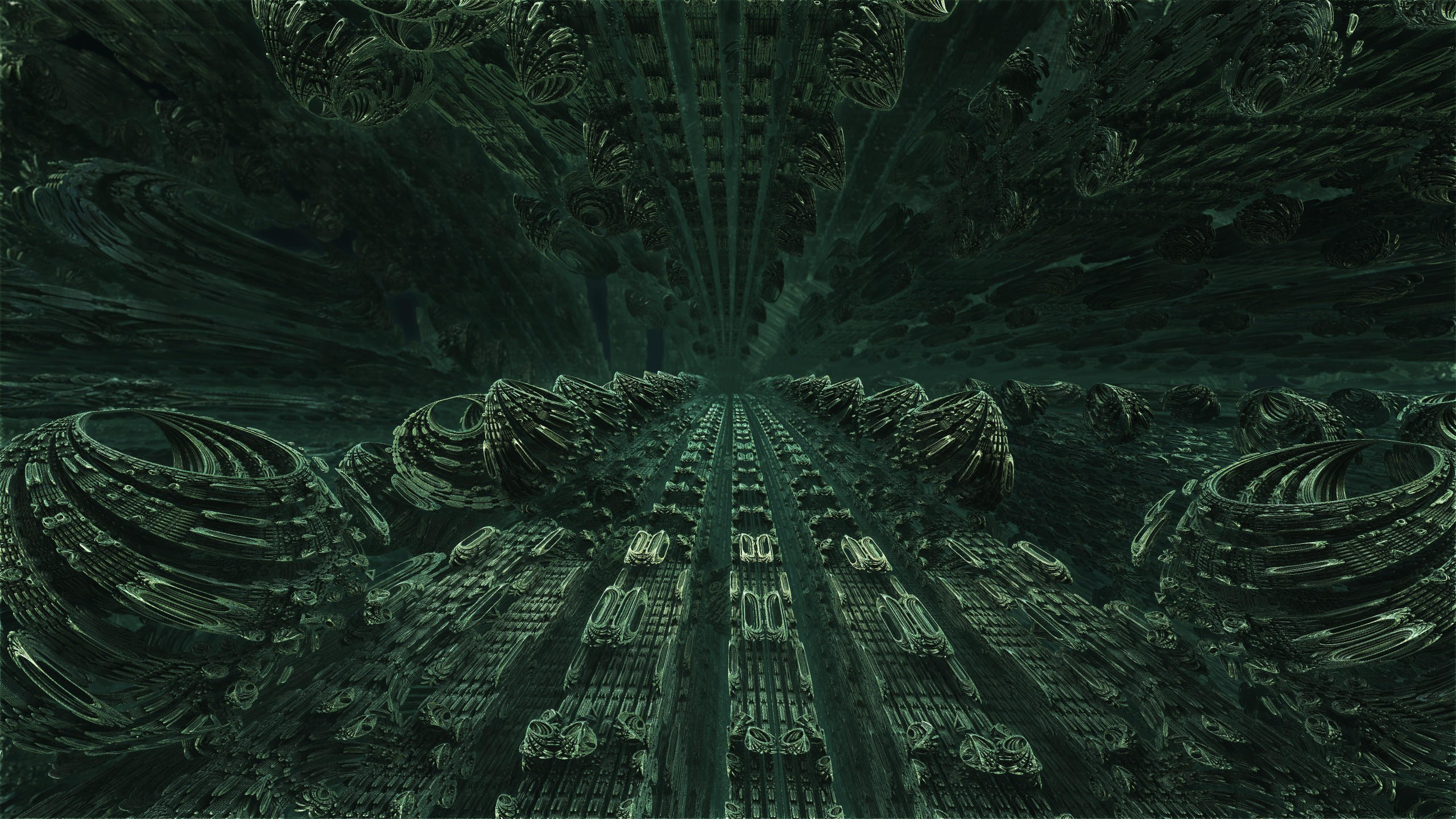 Fractal Omega Racer 1403 - Mandelbulb 3D fractal by schizo604